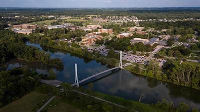 Aerial photo of IU Fort Wayne 